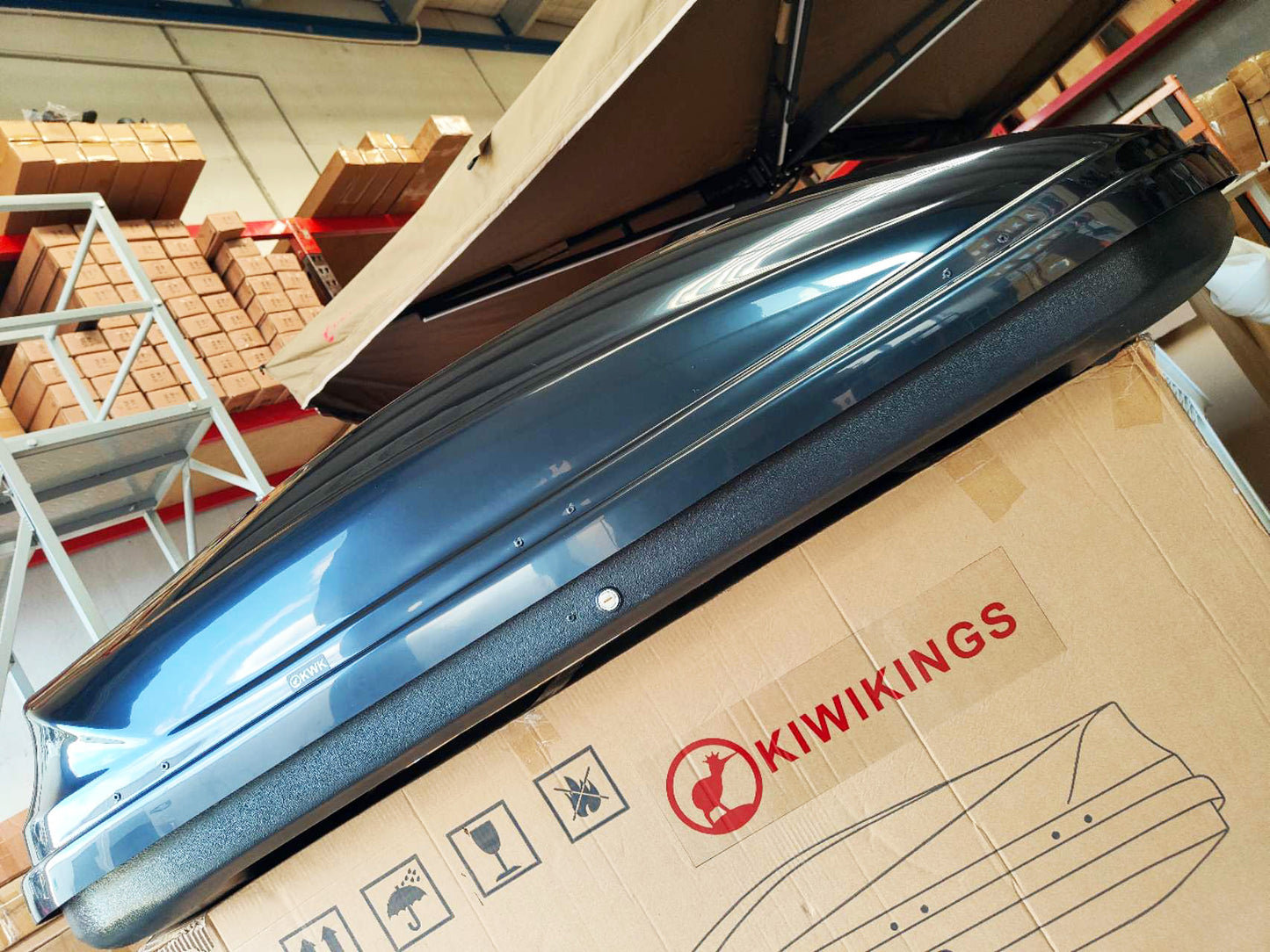 KIWIKINGS ROOF BOX KRB178 KWK ROOF BOX 550 L