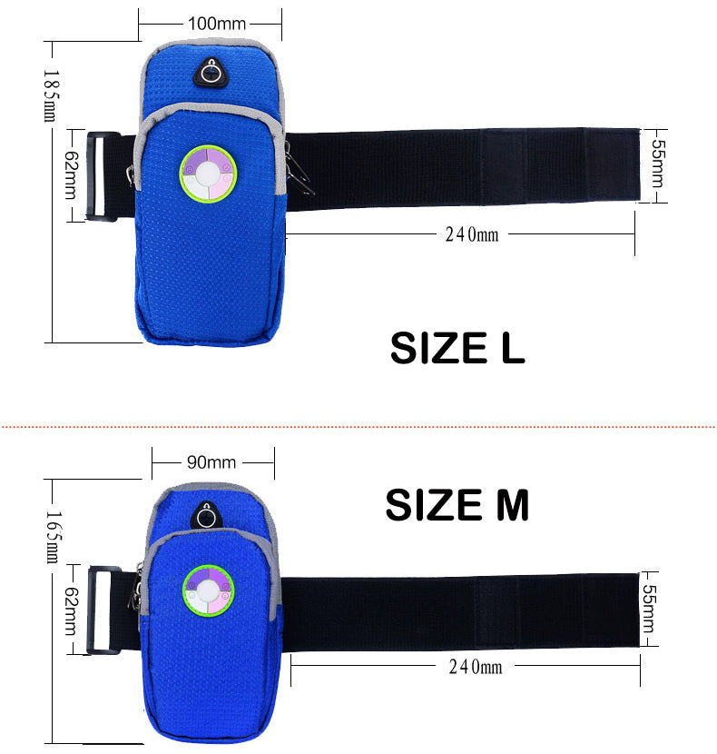 Sports arm bag Mobile phone bag Running bag Fitness bag Yoga bag Walking bag Hiking bag