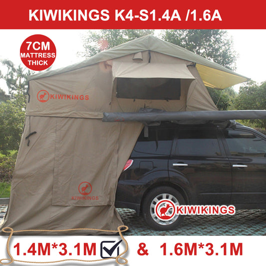 (K4-SALE)KIWIKINGS(TENT+ANNEX) CLASSIC ROOF TOP TENT SOFT TOP ROOF TENT