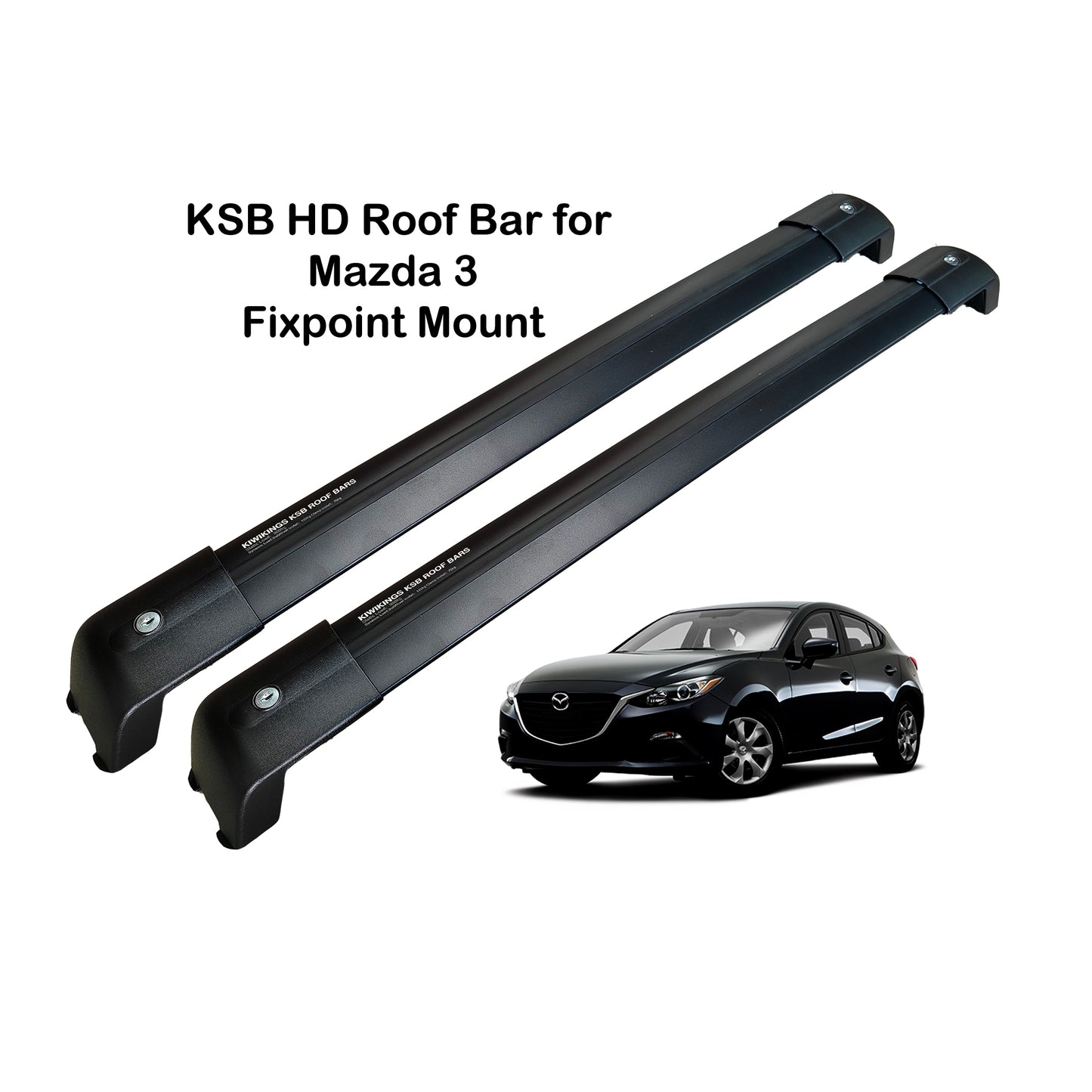 KIWIKINGS Heavy duty roof racks for Mazda CX3 KSB Cross bar