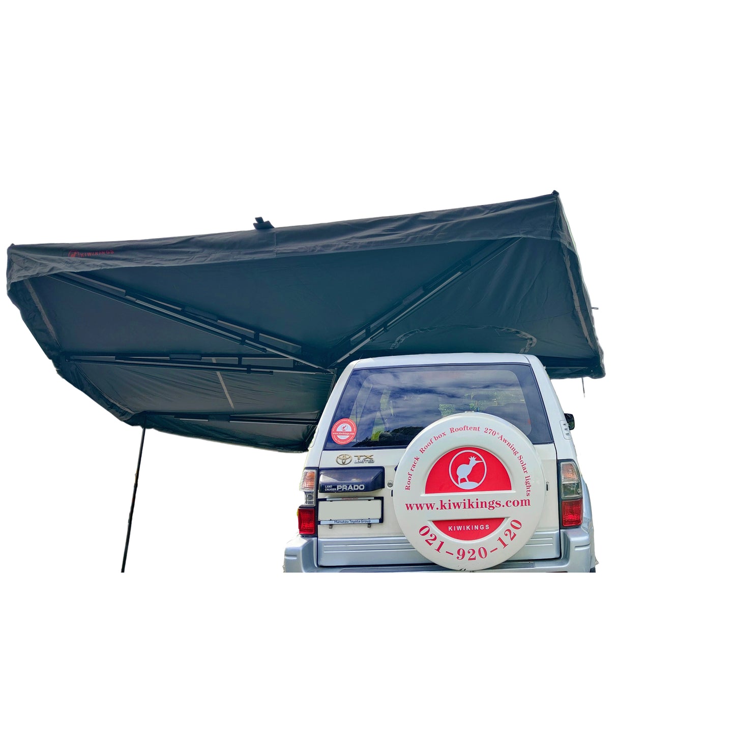 KIWIKINGS PLUS 270°AWNING LED Free Standing 270 AWNINGS+TENT KP270T