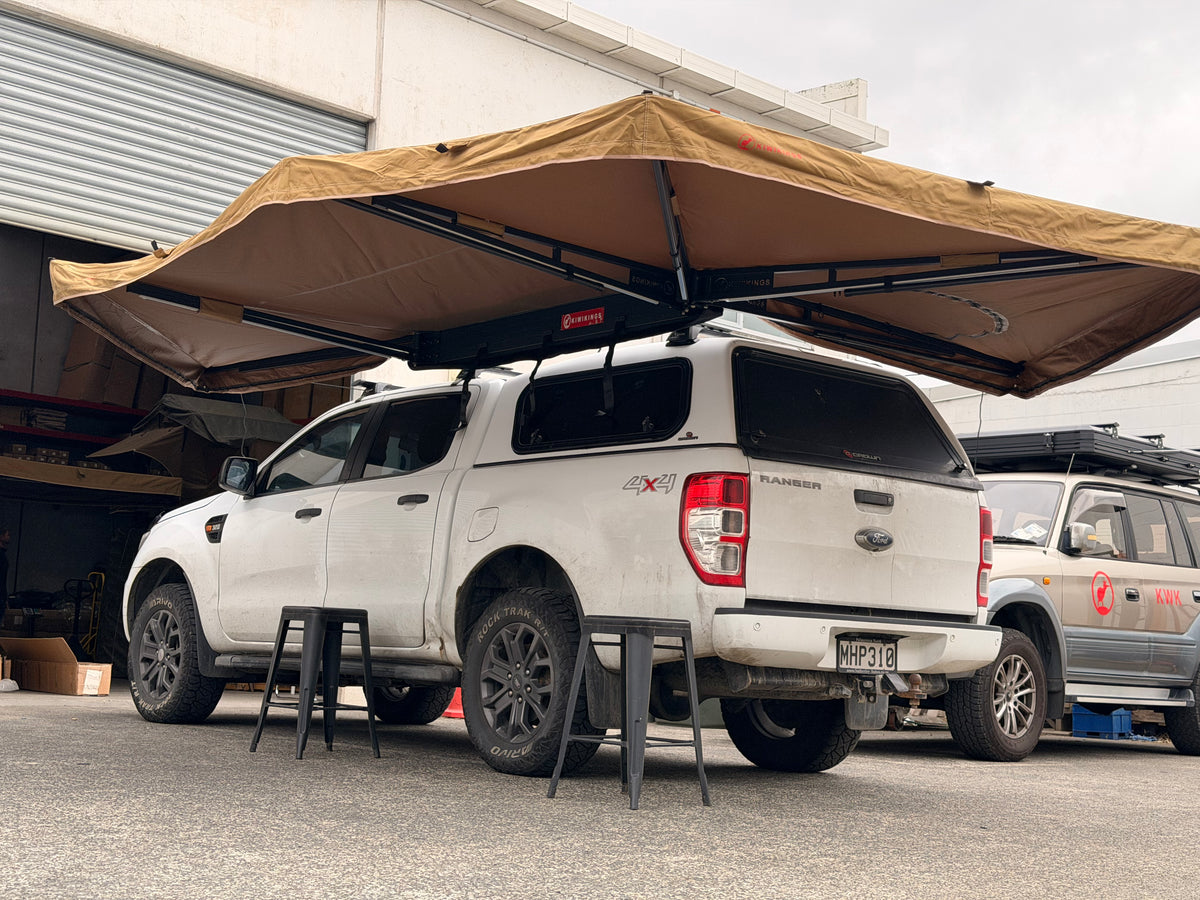 KIWIKINGS KWK HD Crossbar KWK TF Roof Rack for Ford ranger 128cm clip-on mount