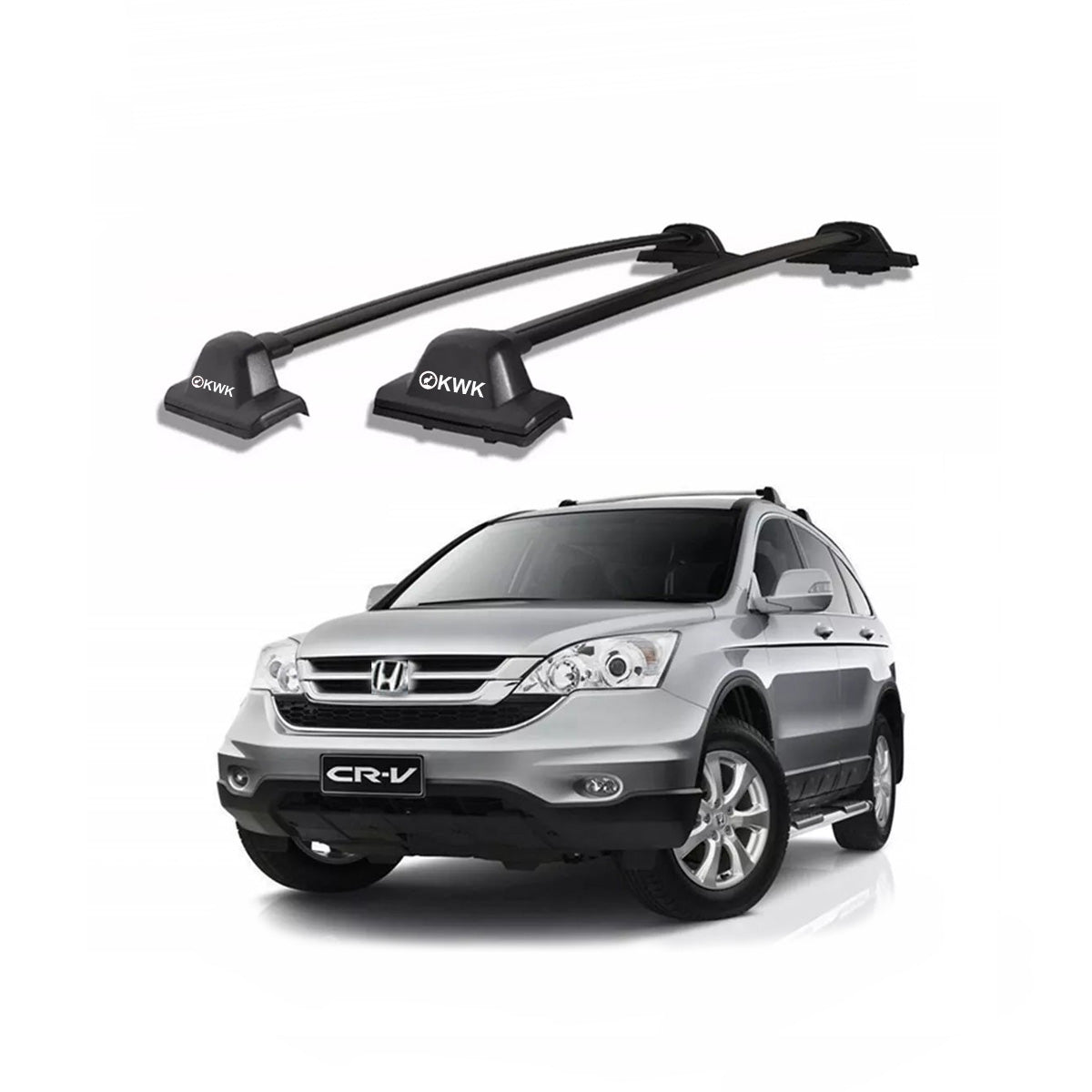 KWK Roof racks for 2007–2011 Honda CRV Crossbars Black Color