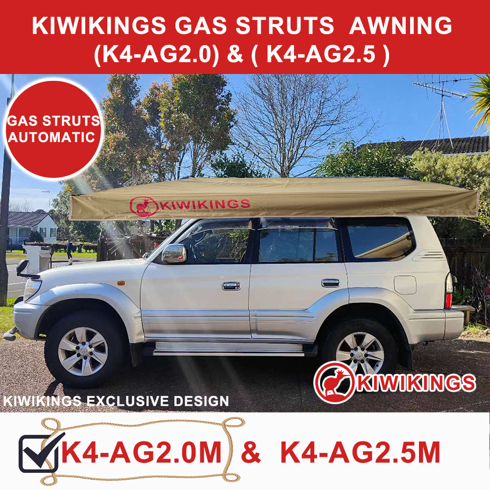 (XMAS SALE) KIWIKINGS Gas Struts Free standing  awning (K4-AG2.0) & ( K4-AG2.5 )