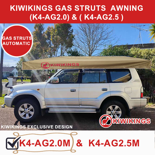 ( SALE) KIWIKINGS Gas Struts Free standing awning ( K4-AG2.5 )