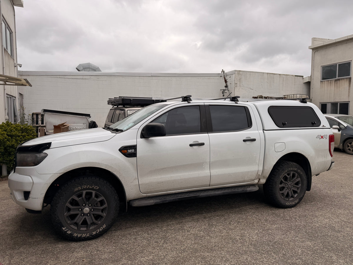 KIWIKINGS KWK HD Crossbar KWK TF Roof Rack for Ford ranger 128cm clip-on mount