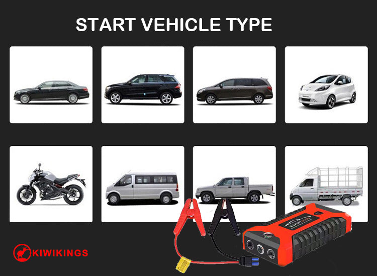 (XMAS SALE) Multifunctional Car jump starter car starting power supply