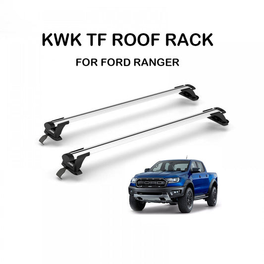 KIWIKINGS KWK HD Crossbar KWK TF Roof Rack for Ford ranger 128cm clip-on mount