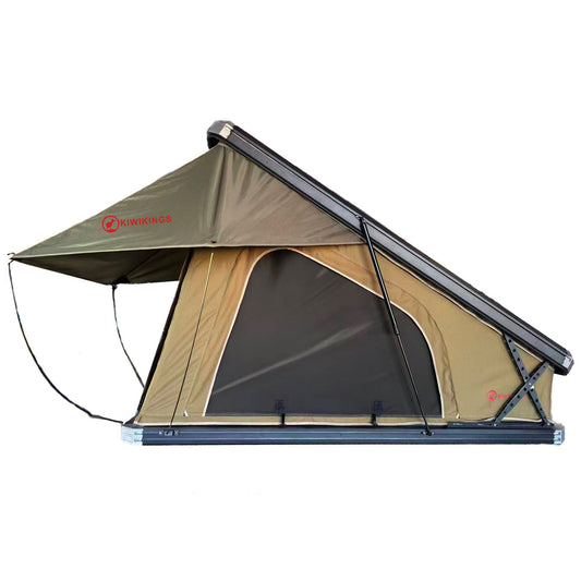 （Pre-sale）KIWIKINGS Aluminum Triangle K6-A138T hard shell roof top tent