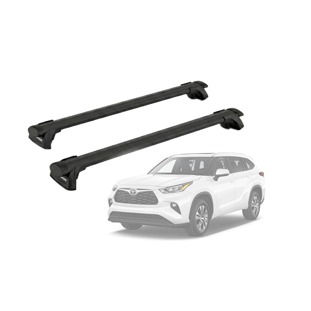 (Sale) KIWIKINGS Heavy duty KWK TF roof racks  for Toyota Highlander 2014-2021 KWK Cross bar