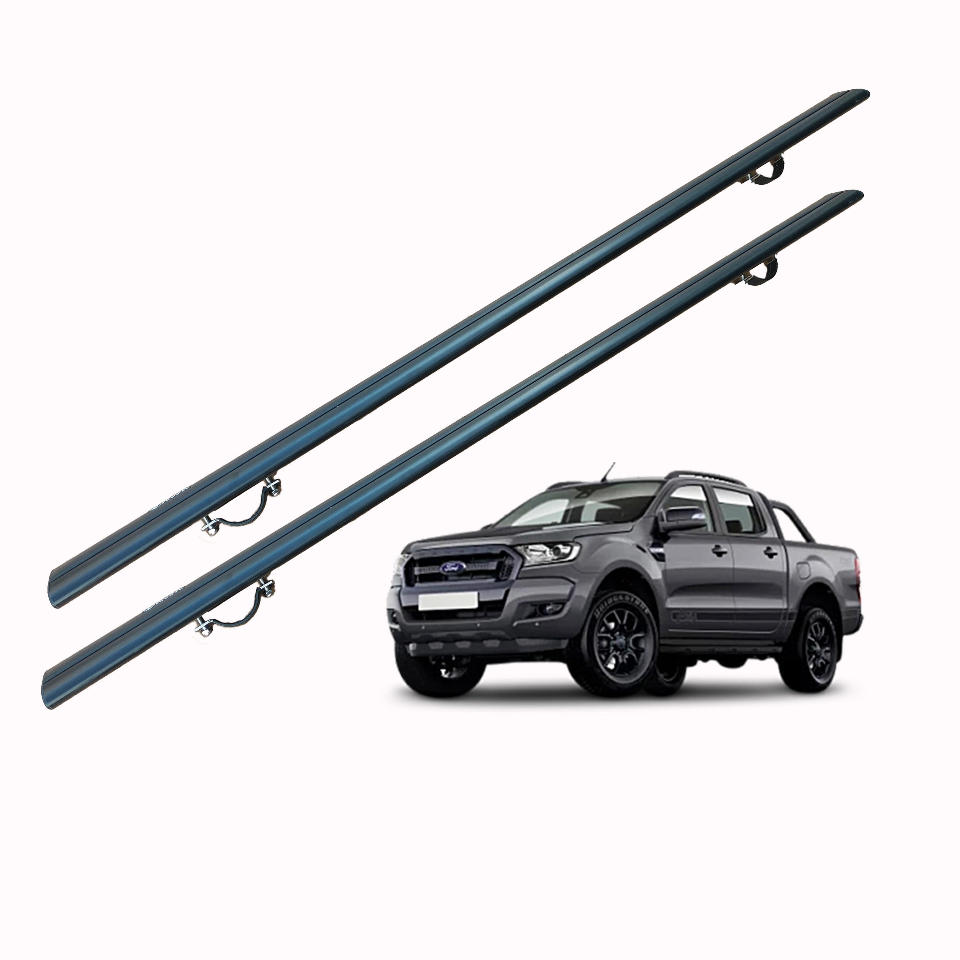 Ford Ranger Heavy Duty Roof Racks with factory raised roof rails ...
