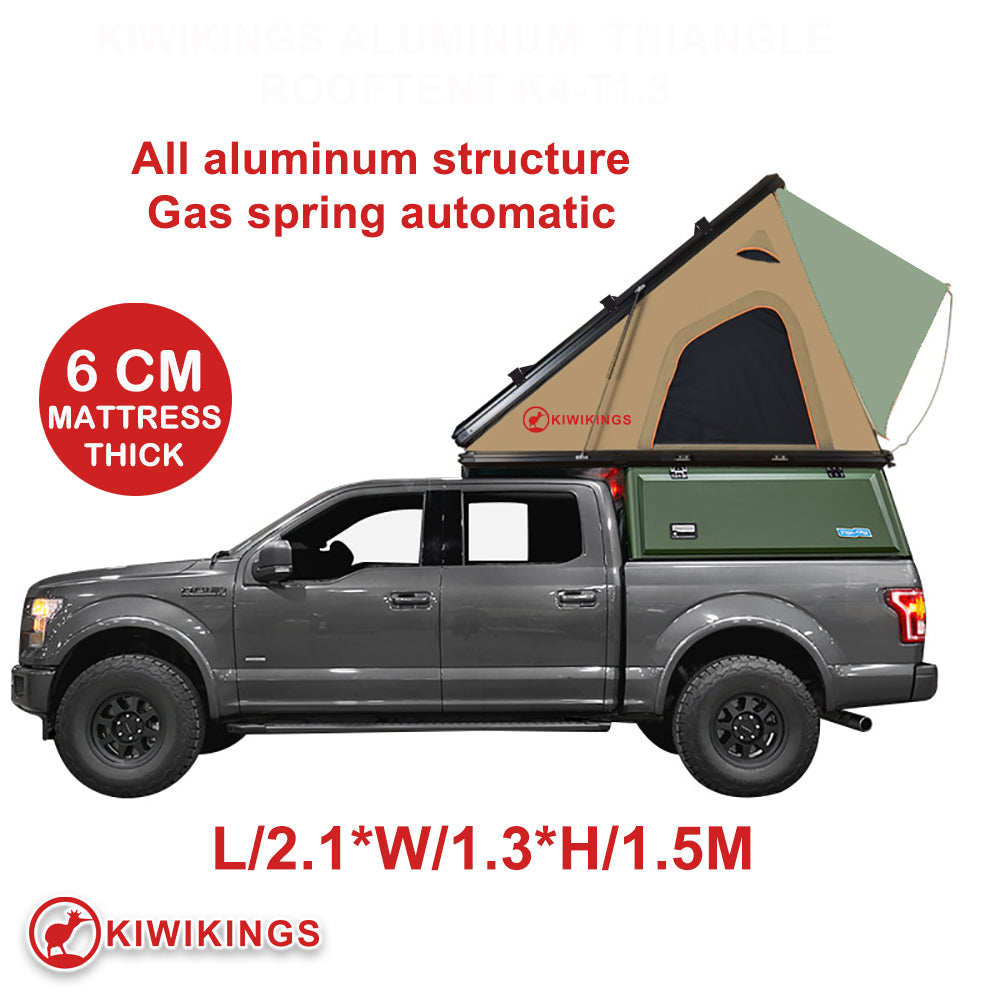 (XMAS SALE) KIWIKINGS Aluminum Triangle K5-A1.3T hard shell roof top tent