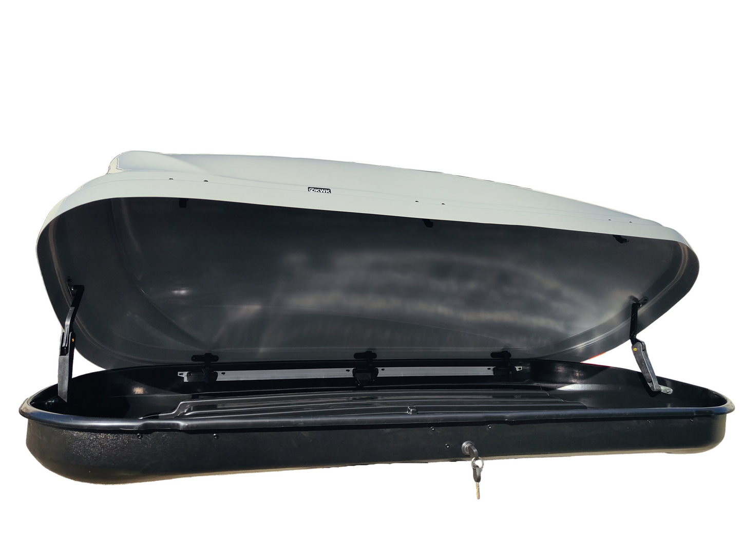 KIWIKINGS Roof box KRB178G KWK roof box 550 L light grey